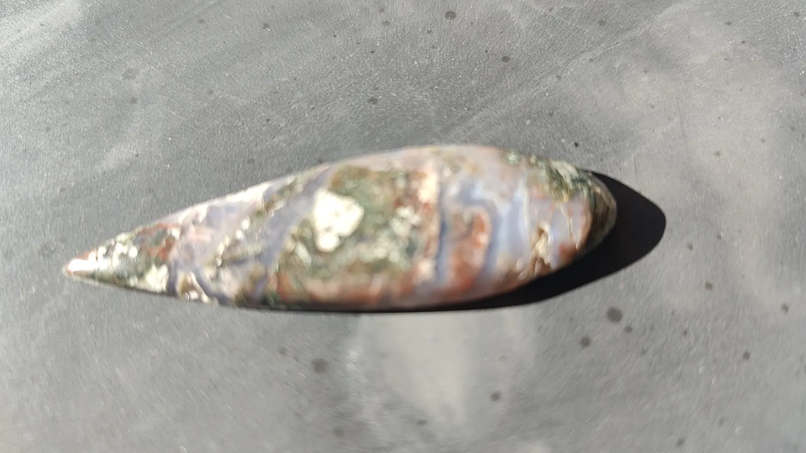 Click Crystal Fast Agate cabuchon — Crystal Cave Minerals
